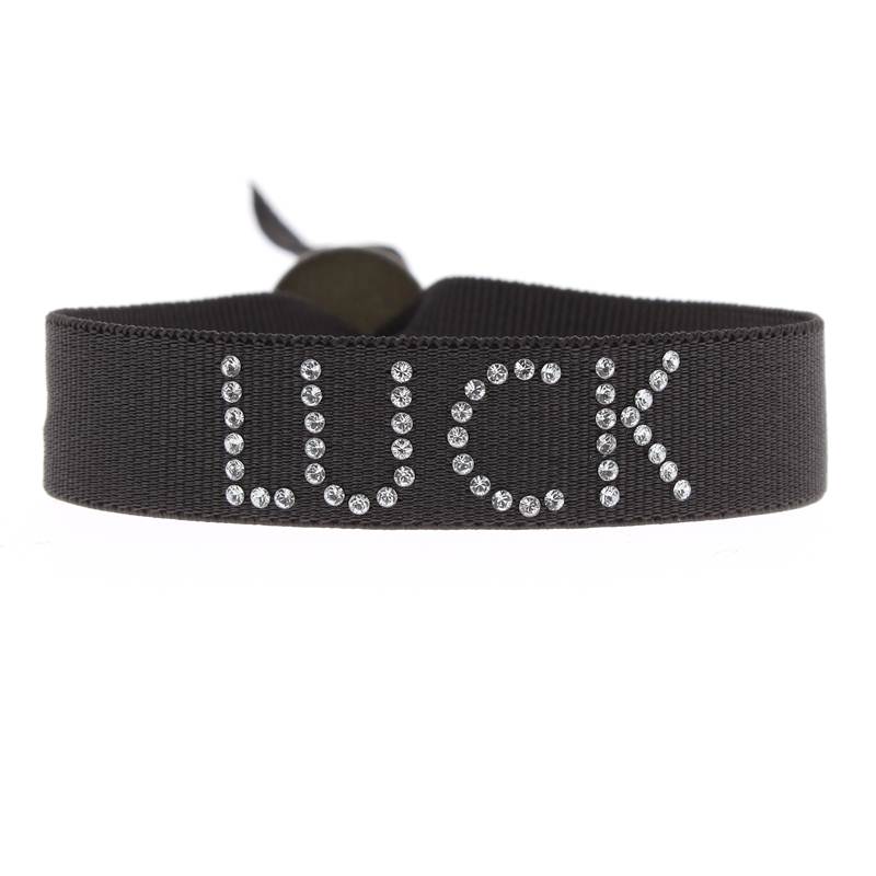 Bracelet texte luck