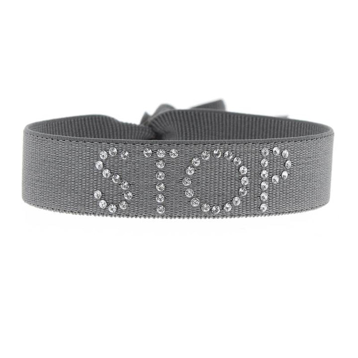 Bracelet texte stop