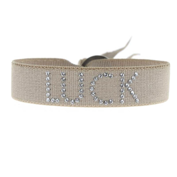 Bracelet texte luck