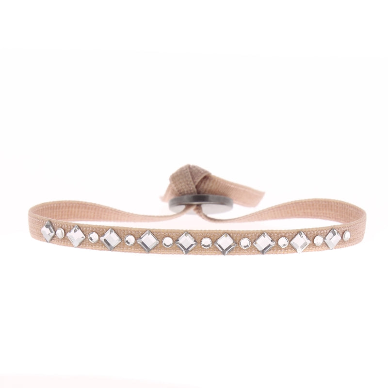 Bracelet mini losange et strass