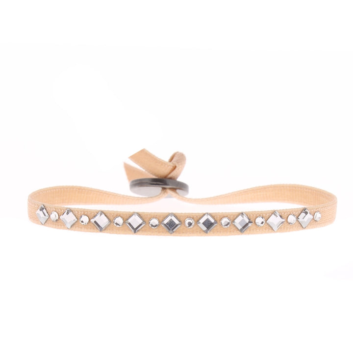 Bracelet mini losange et strass