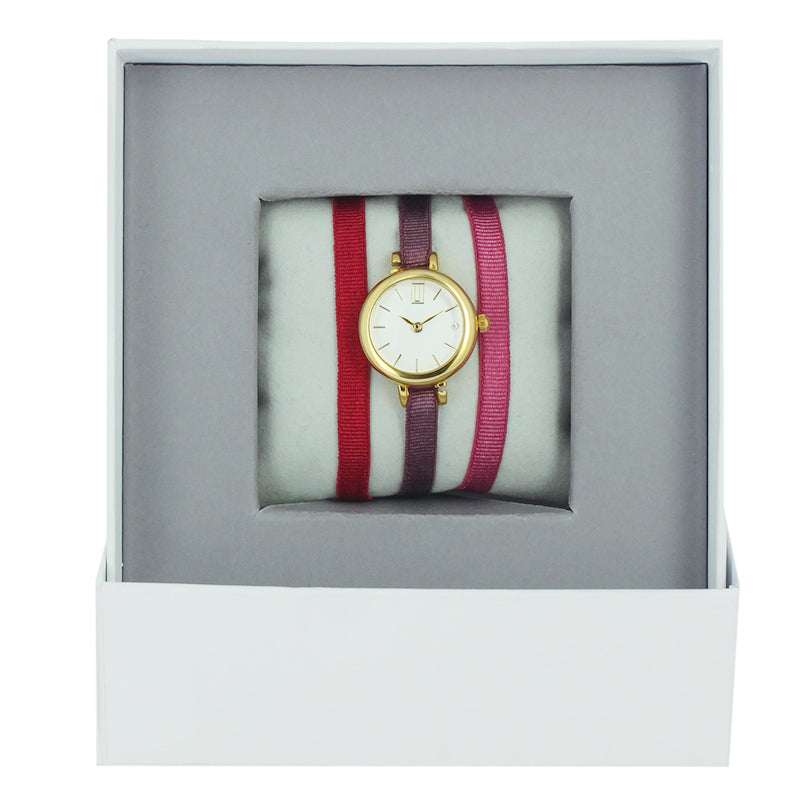 Coffret montre ruban