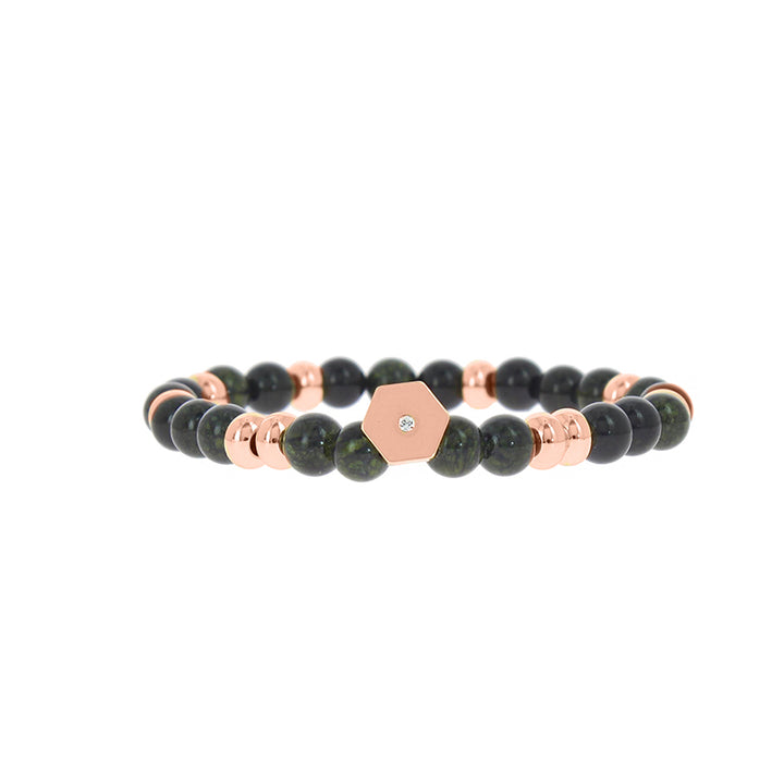 Bracelet perle forme ecrou