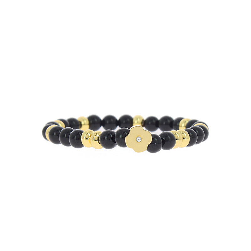 Bracelet perle forme fleur