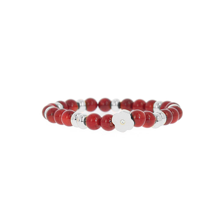 Bracelet perle forme fleur