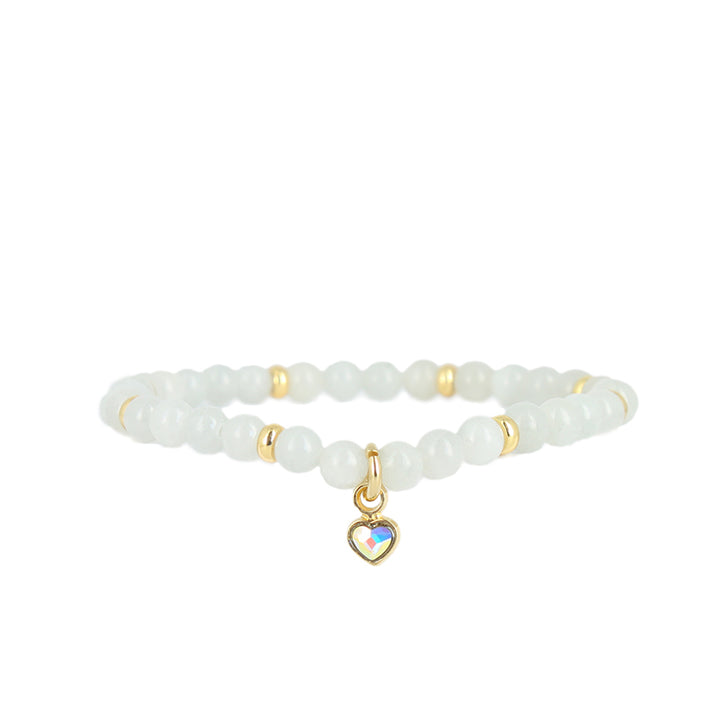 Bracelet perles coeur