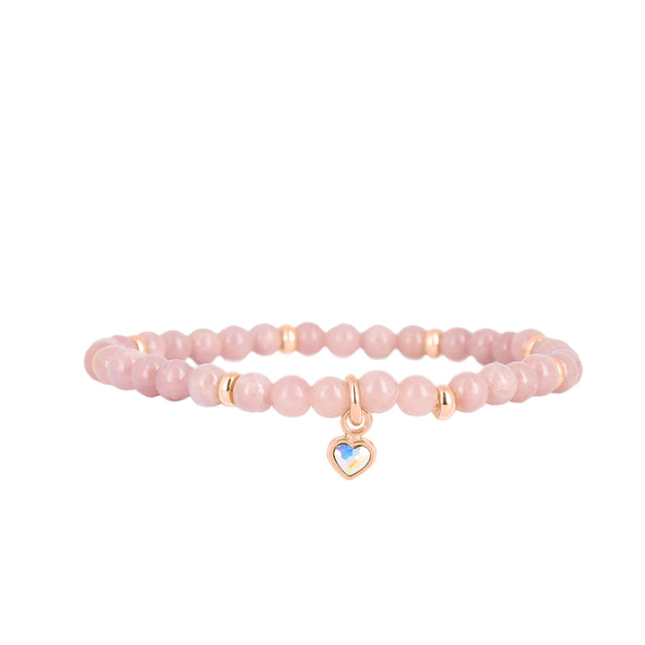 Bracelet perles coeur