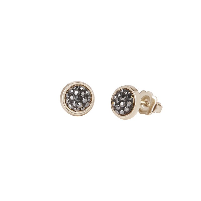 Boucles d oreilles pave rond