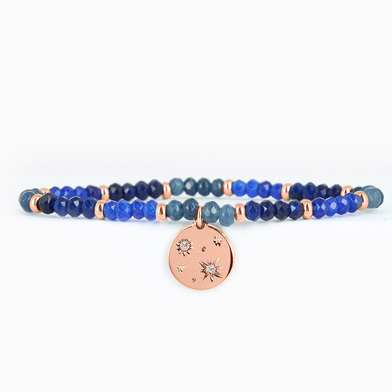 Bracelet perles galactique