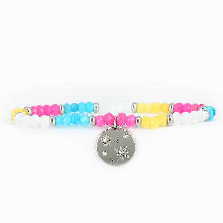 Bracelet perles galactique