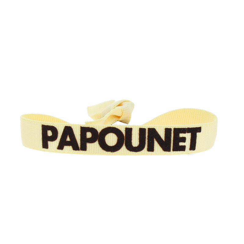 Bracelet message papounet