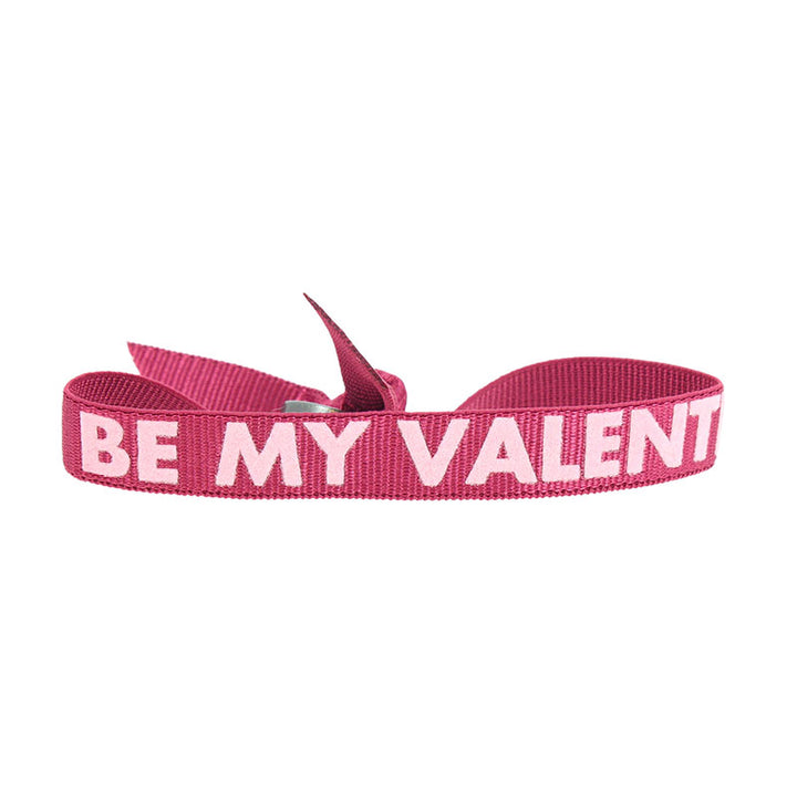 Bracelet message be my valentine