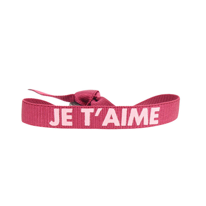 Bracelet message je t aime