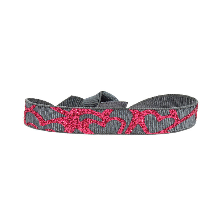 Bracelet glitter envolée de coeurs