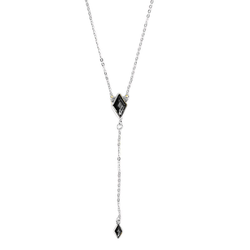 Collier losange duo