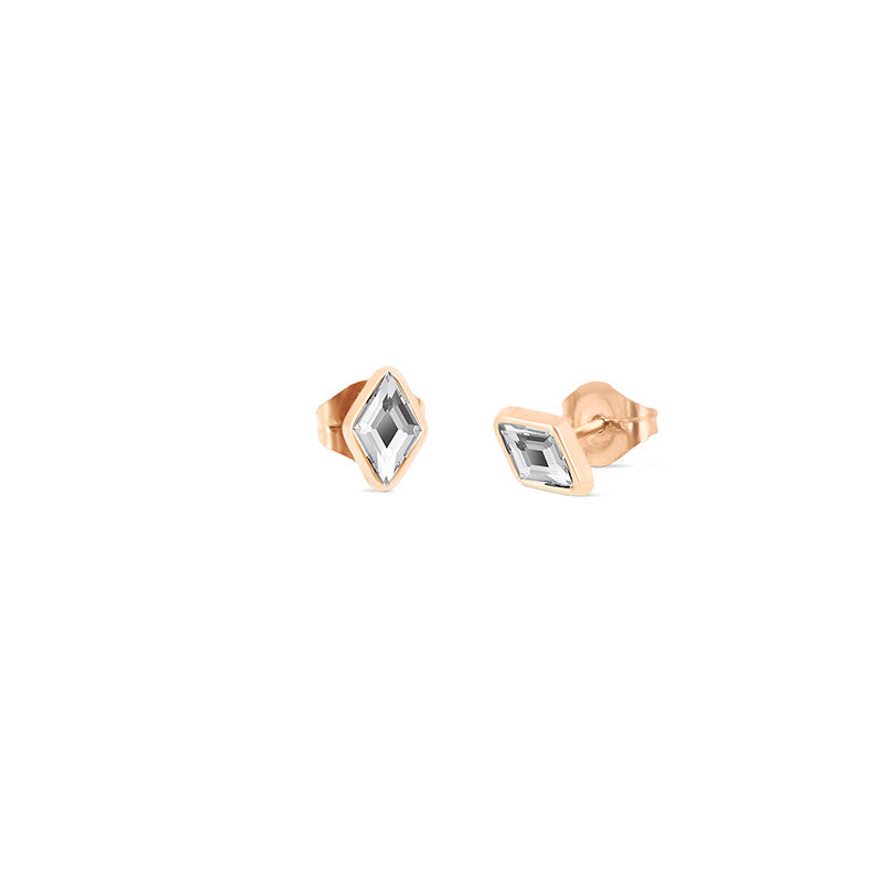 Boucles d oreilles losange pm