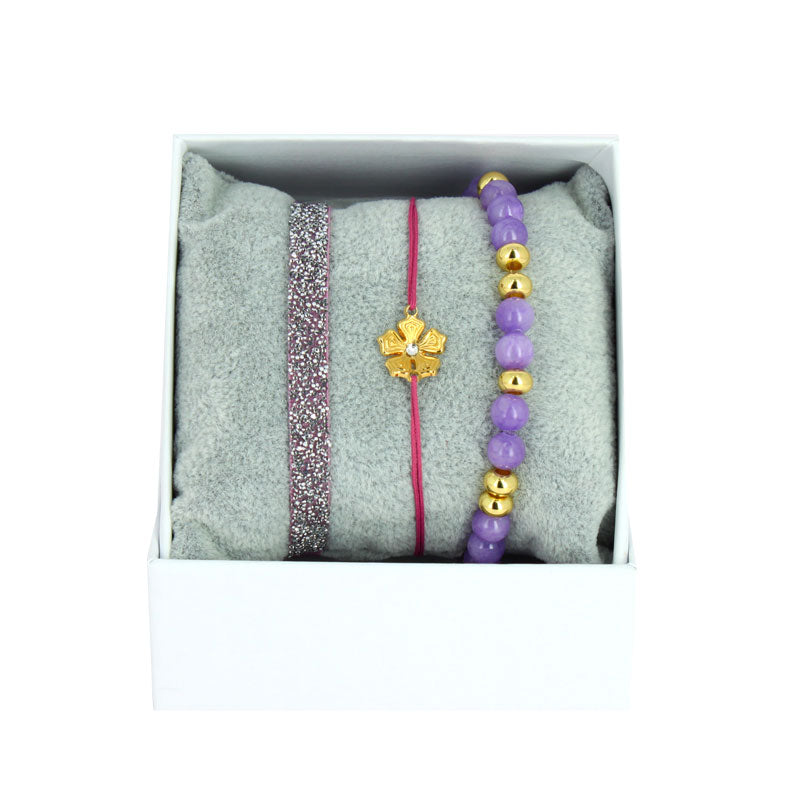 Strass box fleur