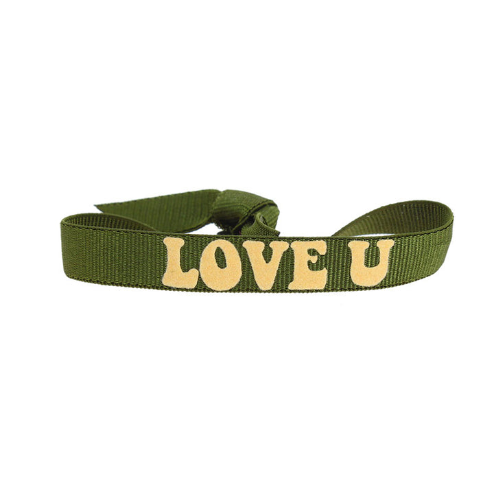 Bracelet message / love u