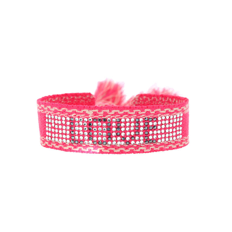 Bracelet tissé cristal full love