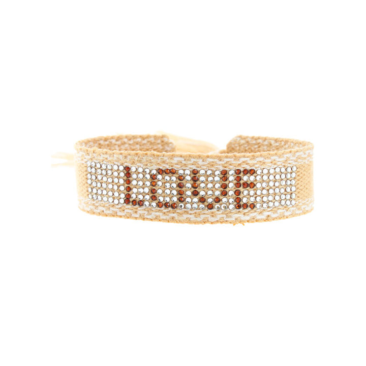 Bracelet tissé cristal full love