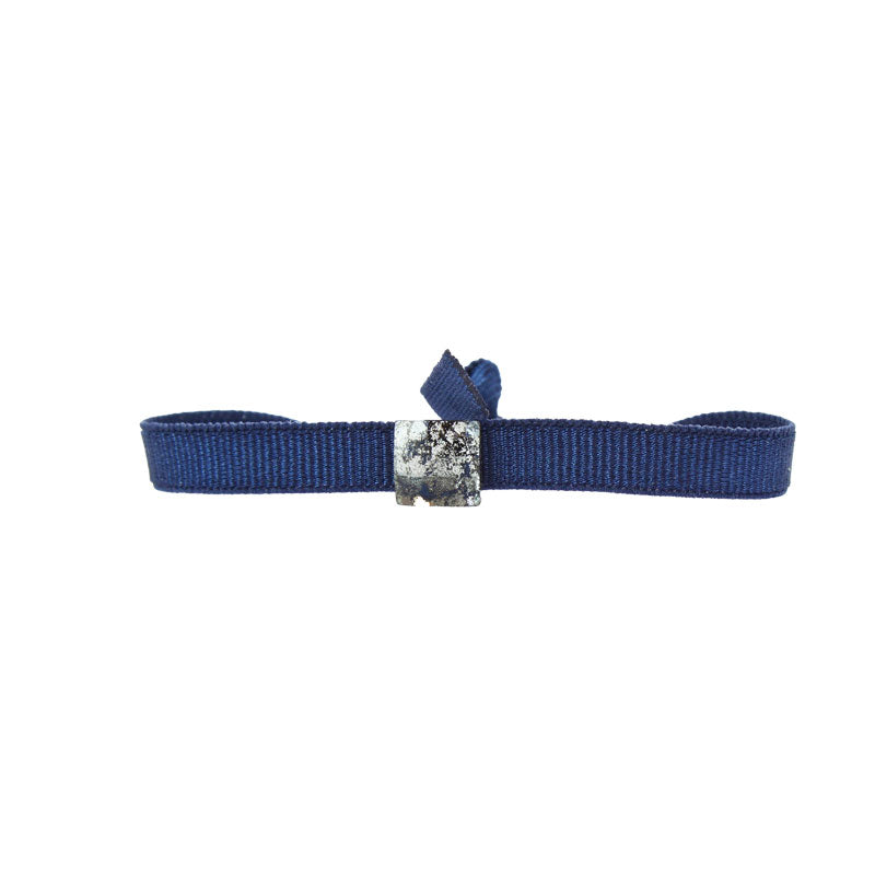 Bracelet satin stretch strass carrÉ