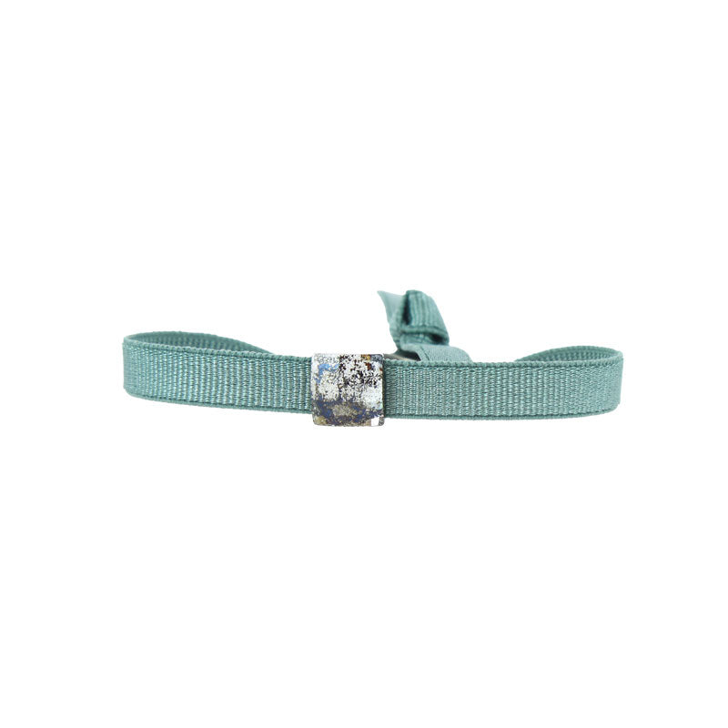 Bracelet satin stretch strass carrÉ