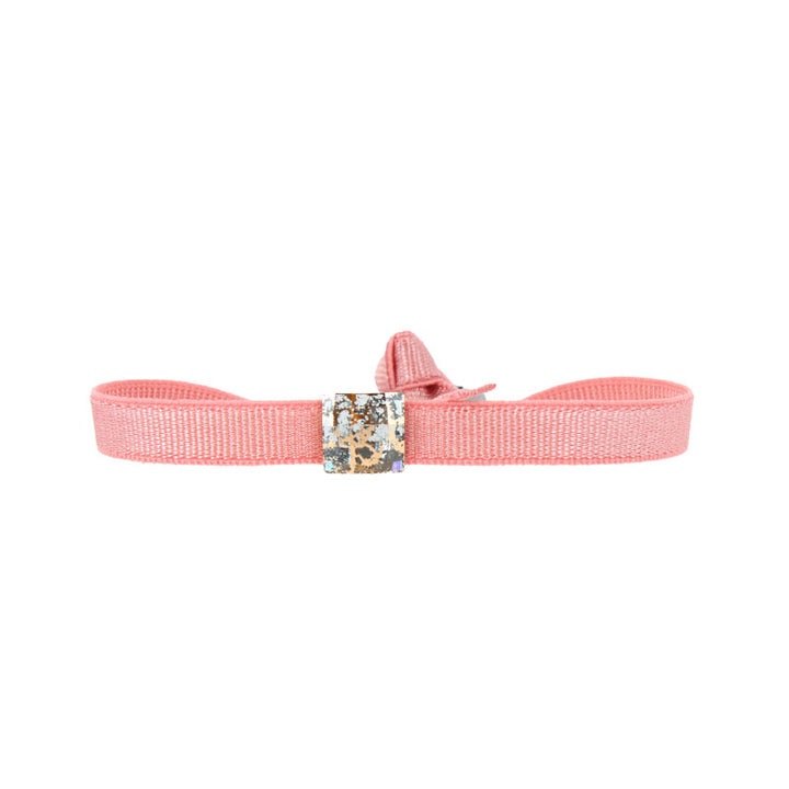 Bracelet satin stretch strass carrÉ